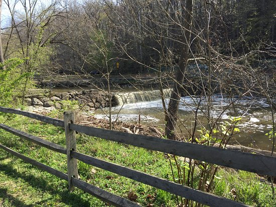 water flow at Peirce Mill in Rock Creek Park